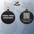 Animal Perdu Assistance | Collier Scanable avec QR Code pour localiser vos animaux en temps réel