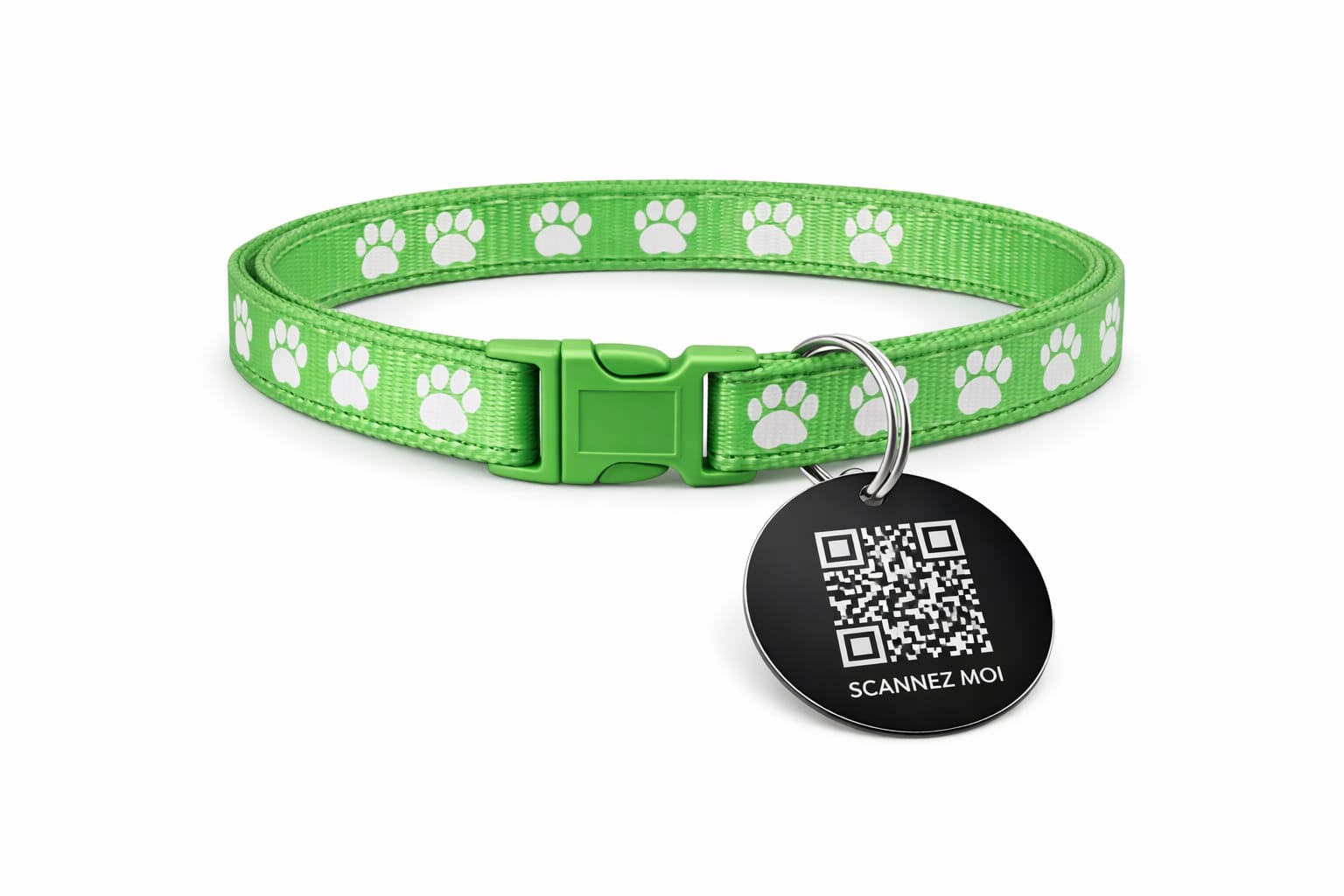 Collier anti étranglement  + Médaille