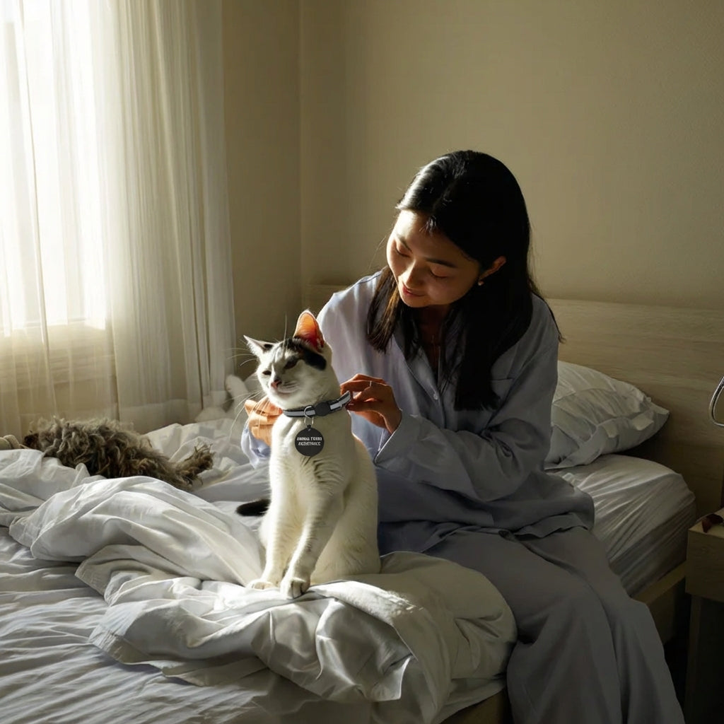 Animal Perdu Assistance | Collier + Médaille Scanable avec QR Code pour localiser vos animaux en temps réel